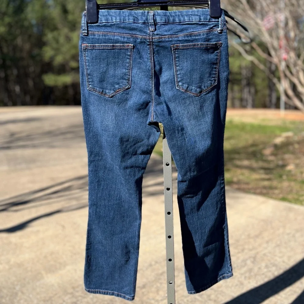 Faded Glory 5 Pocket Velvet Touch Denim Boot Jeans, Size 8P - Picture 4 of 15